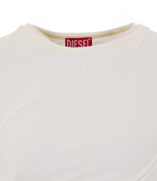 26FW 디젤 긴팔 티셔츠 A26071 0BLCN141 WHITE - DIESEL