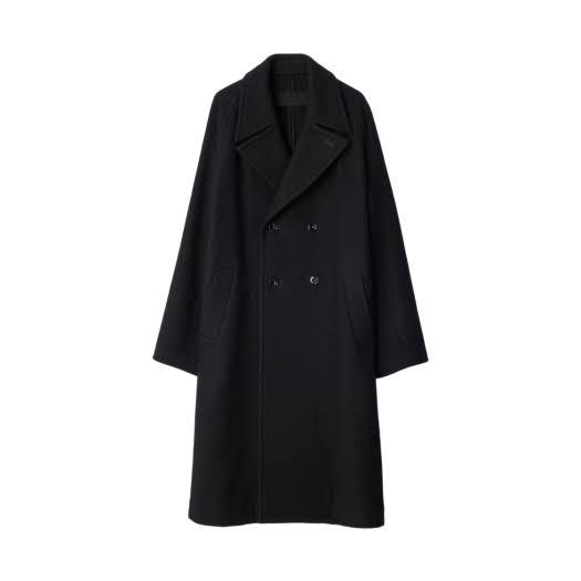 26FW 르메르 더블 브레스티드 펠티드 울 앤 알파카 코트 CO1169 LF1700 999 BLACK DOM