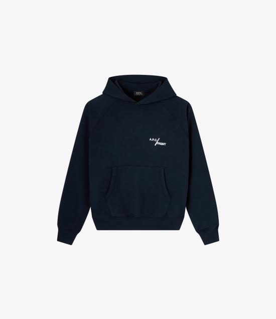 26FW 아페쎄 후드 티셔츠 COHSK M37018 IAK DARK NAVY DOM