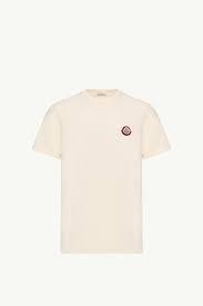 26FW 몽클레어 반팔 티셔츠 8C00045 89B8Y 060 WHITE IVORY DOM