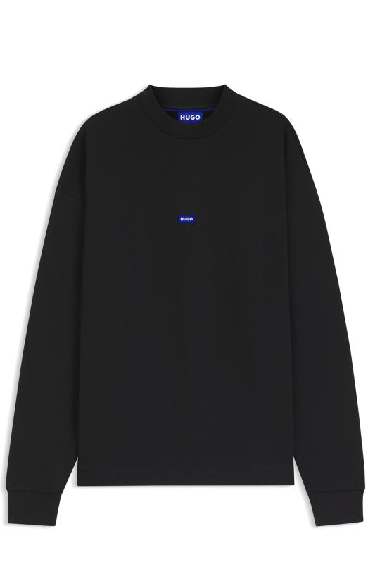 26FW 휴고보스 긴팔 티셔츠 50522359 001 BLACK DOM