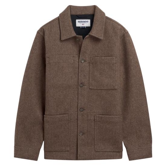 26FW 세바고 봄버 자켓 75123GW A01 BEIGE BROWN