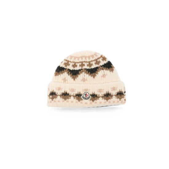 26FW 몽클레어 비니 M7773 3B000 34 P02 NEUTRALS BROWN