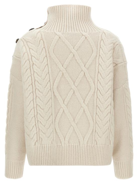 26FW 이브살로몬 터틀넥 27W27WKH50558MALCA1069 White - YVES SALOMON