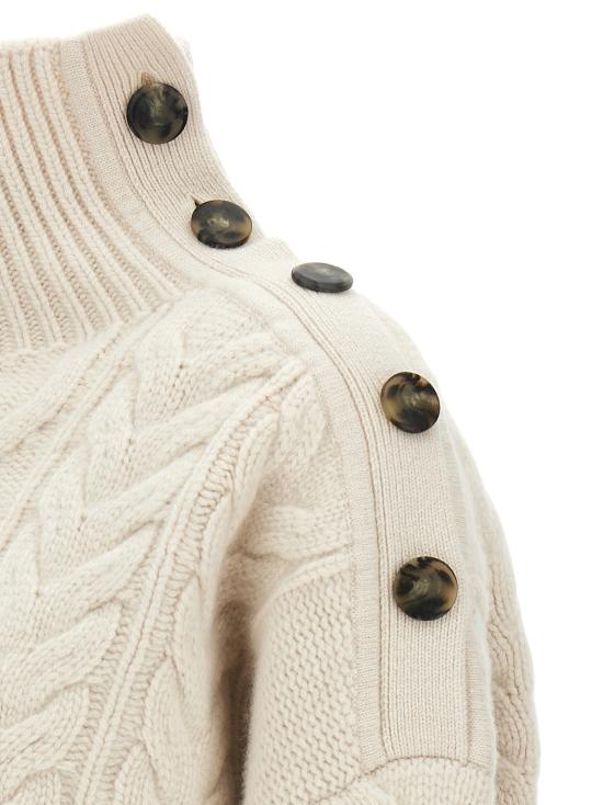 26FW 이브살로몬 터틀넥 27W27WKH50558MALCA1069 White - YVES SALOMON