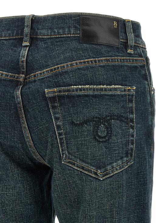 26FW 알13 데님 팬츠 R13WD103D345BHOYTBLUESTRETCH - R13