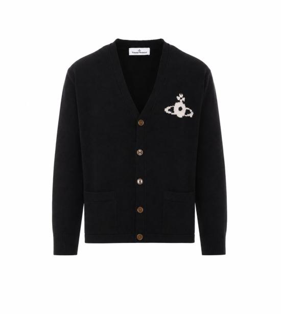 26FW 비비안웨스트우드 가디건 2701003O Y005EN401 BLACK