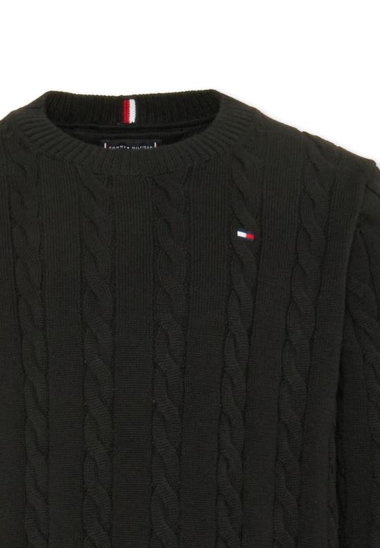 26SS [키즈] 타미힐피거 니트/스웻셔츠 KB0KB09753 BDS BLACK - TOMMY HILFIGER