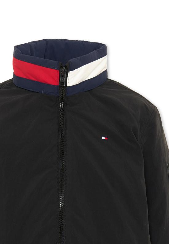 26SS [키즈] 타미힐피거 봄버 자켓 KB0KB10451 BDS BLACK - TOMMY HILFIGER