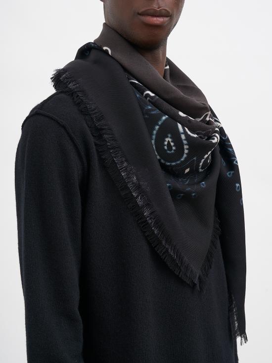 26FW 데스틴 머플러/스카프 RJILQUAHABLMUD Black Brown