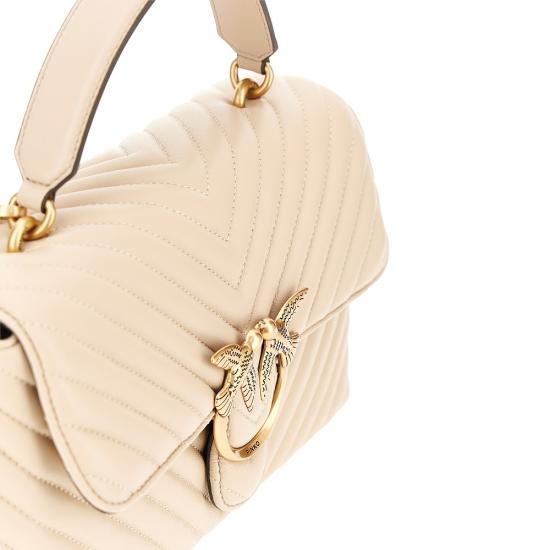 26FW 핑코 토트백 100043A0GK Beige - PINKO