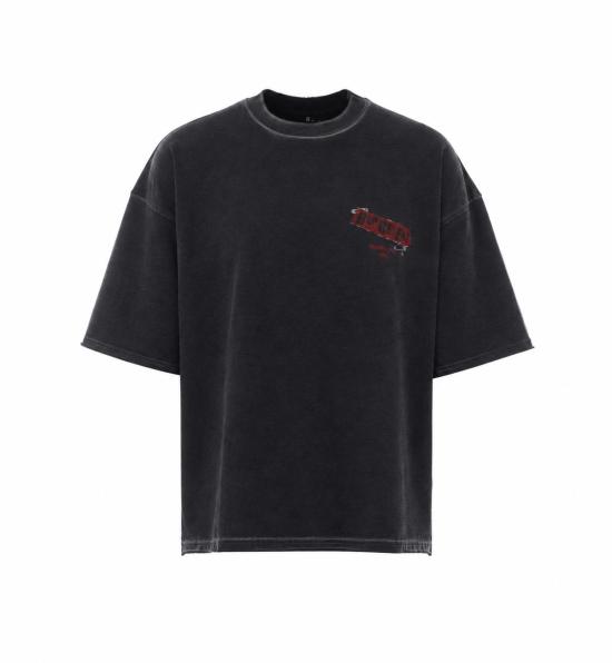 26FW 리프레젠트 반팔 티셔츠 MLM101074 06 BLACK