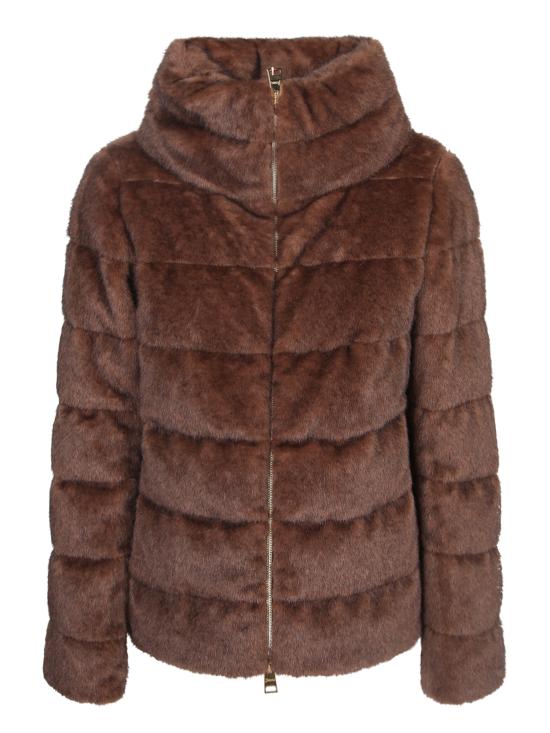 27FW 에르노 밍크 퍼 이펙트 재킷 PI002283D 12941 8810 Brown