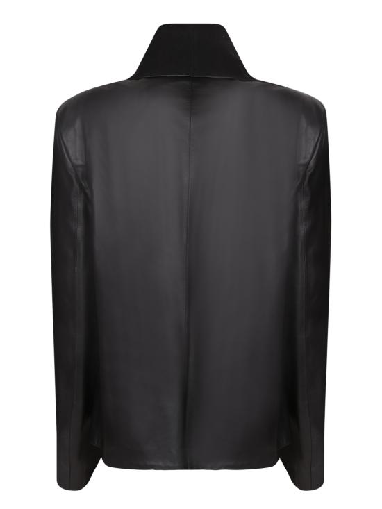 27FW 토템 자켓 264WRZ0060 LE0236 001 Black - TOTEME