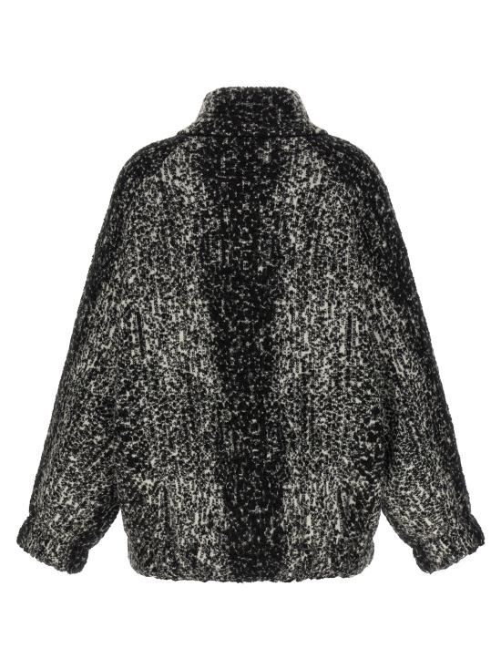 26FW 누드 봄버 자켓 1101W26147204 White Black - NUDE