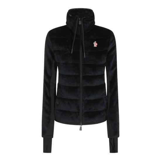 26FW 몽클레어 패디드 집업 스웨터 L20988G00010 809EG999 BLACK