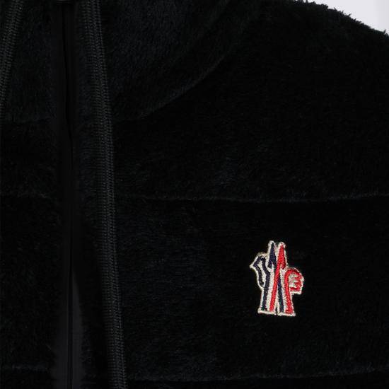 26FW 몽클레어 패디드 집업 스웨터 L20988G00010 809EG999 BLACK - MONCLER