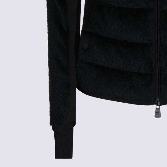 26FW 몽클레어 패디드 집업 스웨터 L20988G00010 809EG999 BLACK - MONCLER
