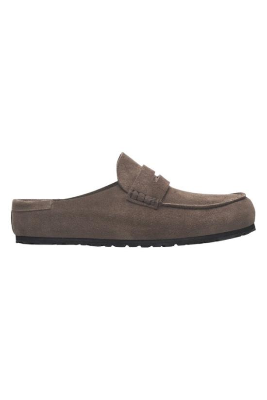 26FW 버켄스탁 나폴리 랩드 내로우 뮬 1029712 CONCRETE GRAY DOM