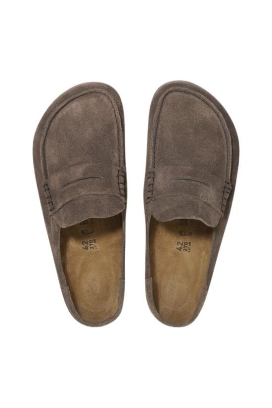 26FW 버켄스탁 나폴리 랩드 내로우 뮬 1029712 CONCRETE GRAY DOM - BIRKENSTOCK