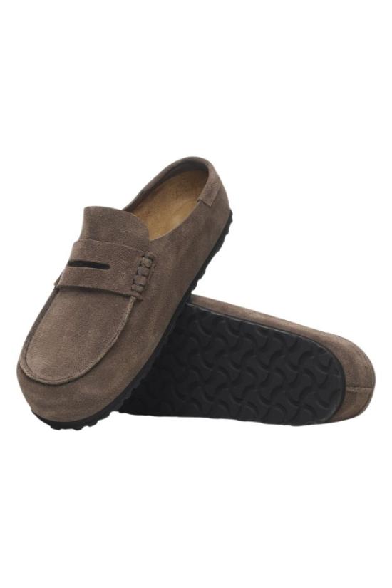 26FW 버켄스탁 나폴리 랩드 내로우 뮬 1029712 CONCRETE GRAY DOM - BIRKENSTOCK