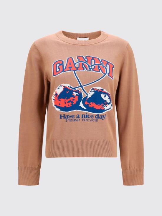 26FW 가니 스웨터 A1150014 118 CAMEL DOM - GANNI