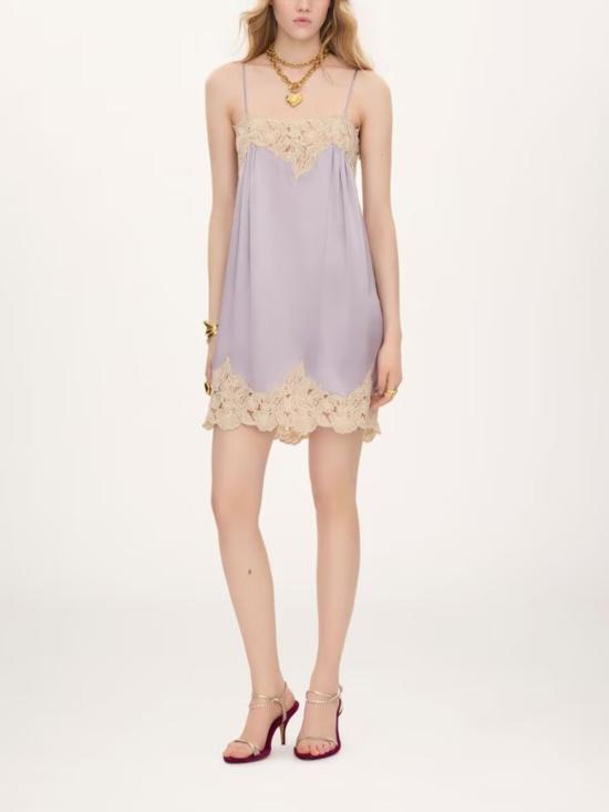 26FW 끌로에 미디 원피스 CH26ARO07008 573 VIOLET - CHLOE