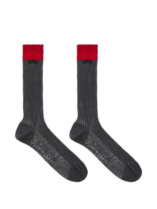26FW 마르니 양말 SKZC0158Q0UFC1A4 BIN62 NEUTRAL GREY - MARNI