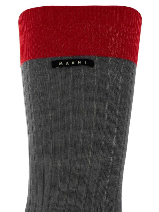 26FW 마르니 양말 SKZC0158Q0UFC1A4 BIN62 NEUTRAL GREY - MARNI