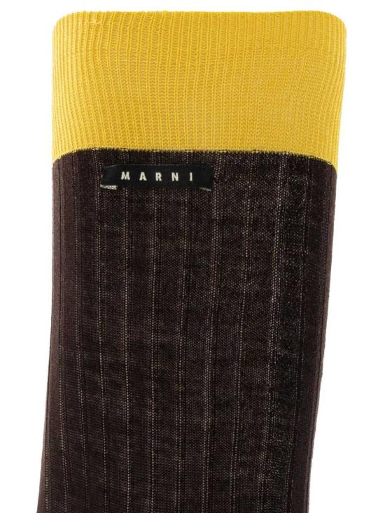 26FW 마르니 양말 SKZC0158Q0UFC1A4 BIM80 COFFEE - MARNI