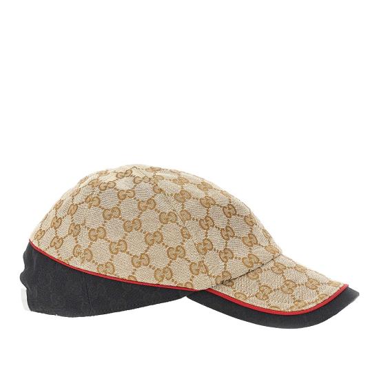 26FW 구찌 GG 코튼 캔버스 베이스볼 캡 A001I24HBLB Beige - GUCCI