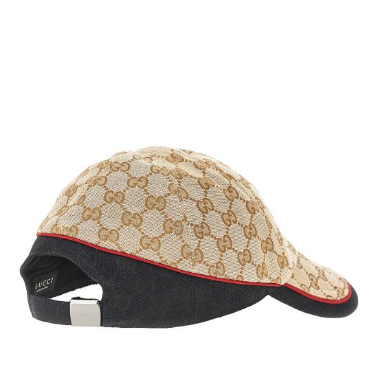 26FW 구찌 GG 코튼 캔버스 베이스볼 캡 A001I24HBLB Beige - GUCCI