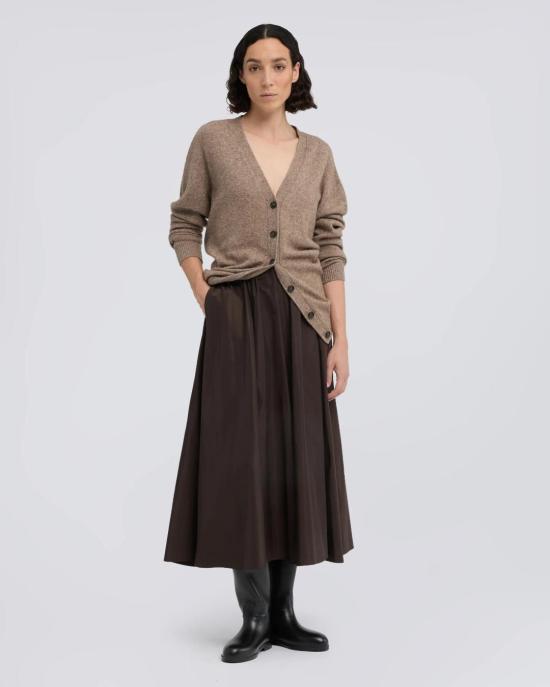  아스페시 미디 스커트 W6N5N23P008 01331 BROWN - ASPESI