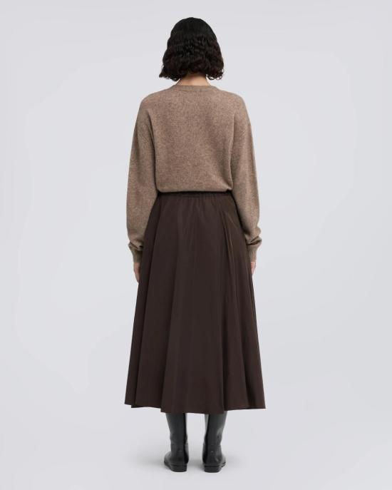  아스페시 미디 스커트 W6N5N23P008 01331 BROWN - ASPESI