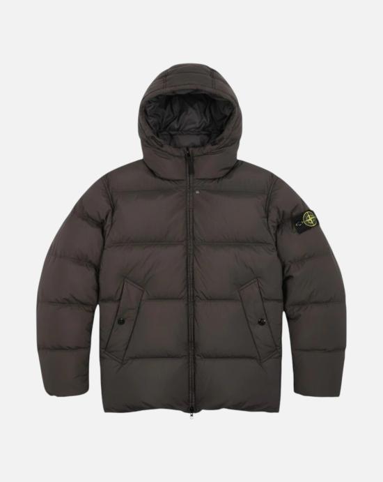  스톤 아일랜드 크링클 렙스 NY 패딩 재킷 L2S154100037 S0A23V0062 LEAD GREY