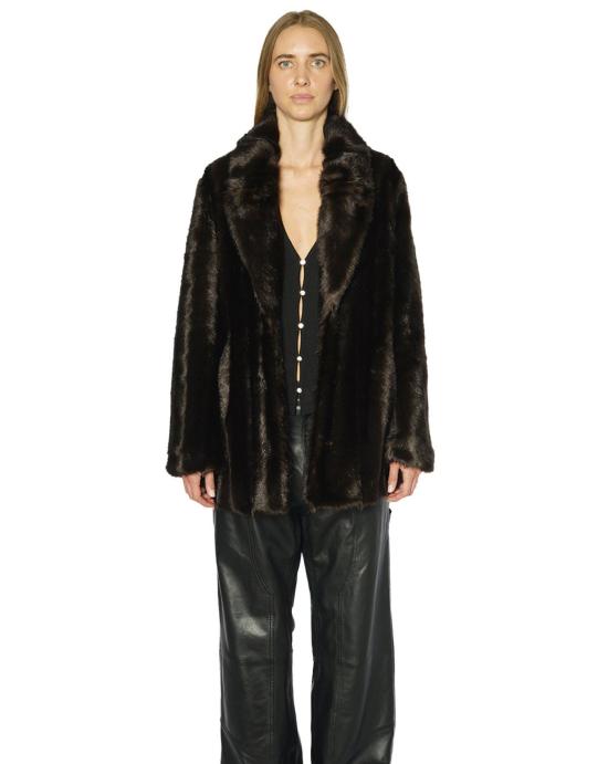  자딕앤볼테르 코트 WWCO01266 213 DARK CHOCOLATE - ZADIG & VOLTAIRE