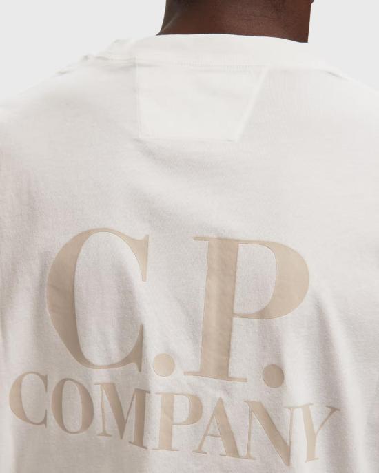  씨피 컴퍼니 30/1 저지 숏슬리브 컴포트 티셔츠 21CMTS135A005100W 103 WHITE - C.P. COMPANY