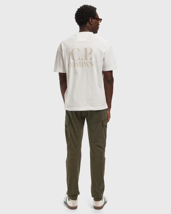  씨피 컴퍼니 30/1 저지 숏슬리브 컴포트 티셔츠 21CMTS135A005100W 103 WHITE - C.P. COMPANY