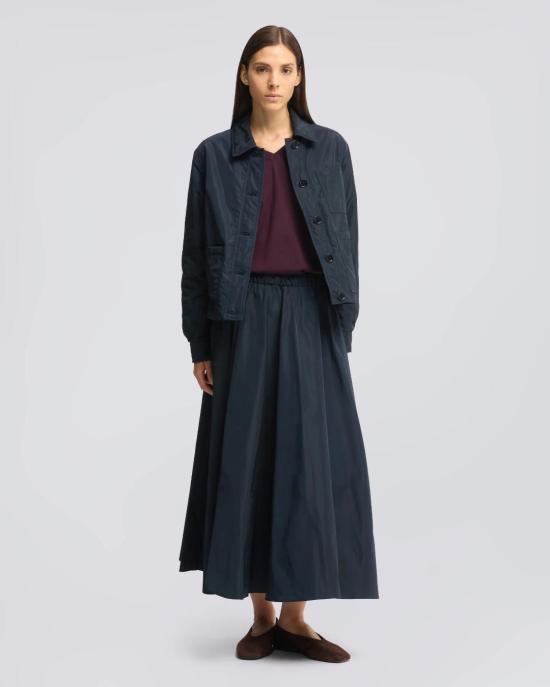  아스페시 미디 스커트 W6N5N23P008 01099 BLUE NERO - ASPESI