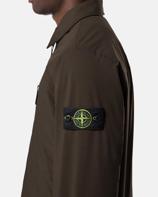  스톤 아일랜드 로고 패치 블루종 L2S15Q100036 S0A27V0078 COAL GREY - STONE ISLAND