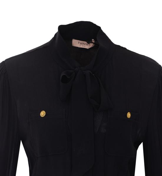 26FW 트윈셋 미디 원피스 262TP3081 00006 BLACK - TWINSET