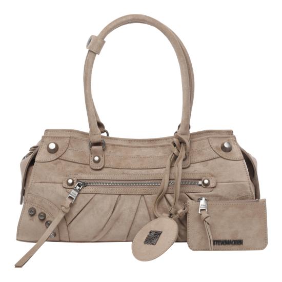 26FW 스티브매든 숄더백 BRAVYN TAUPE WHITE