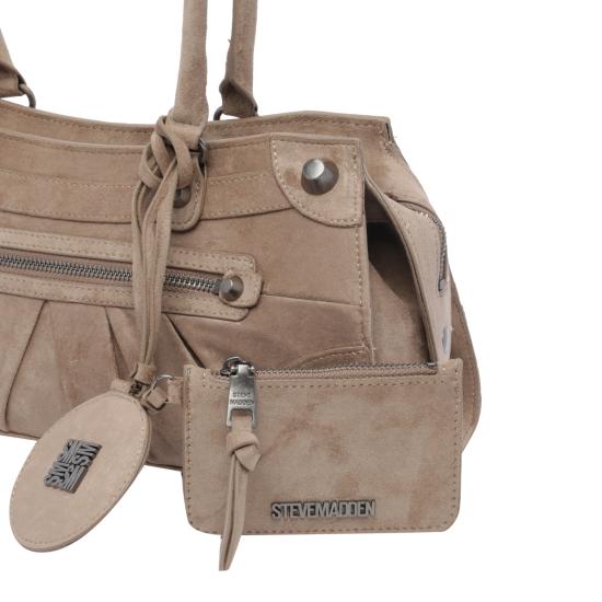 26FW 스티브매든 숄더백 BRAVYN TAUPE WHITE - STEVE MADDEN