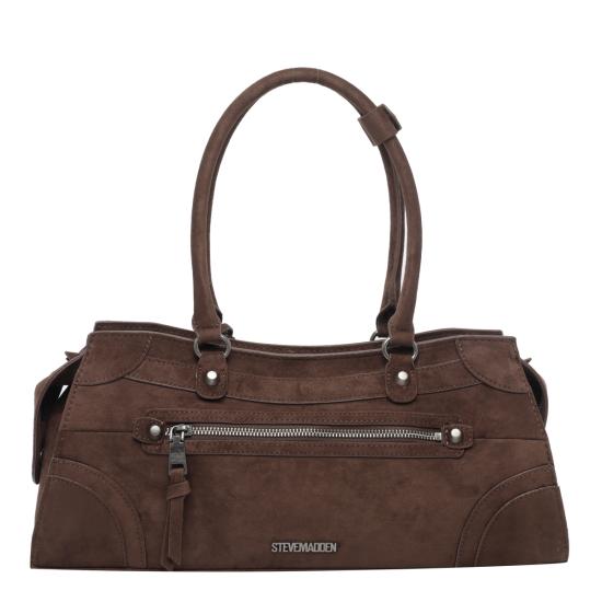 26FW 스티브매든 숄더백 BRAVYN CHOCOLATE SILVER BROWN - STEVE MADDEN