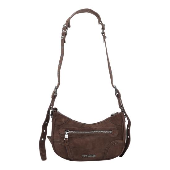26FW 스티브매든 숄더백 BGLOWINS CHOCOLATE SILVER BROWN - STEVE MADDEN