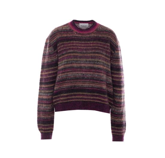 26FW 이자벨마랑에뚜왈 스웨터 PU0957FA D3L17E86PM PURPLE