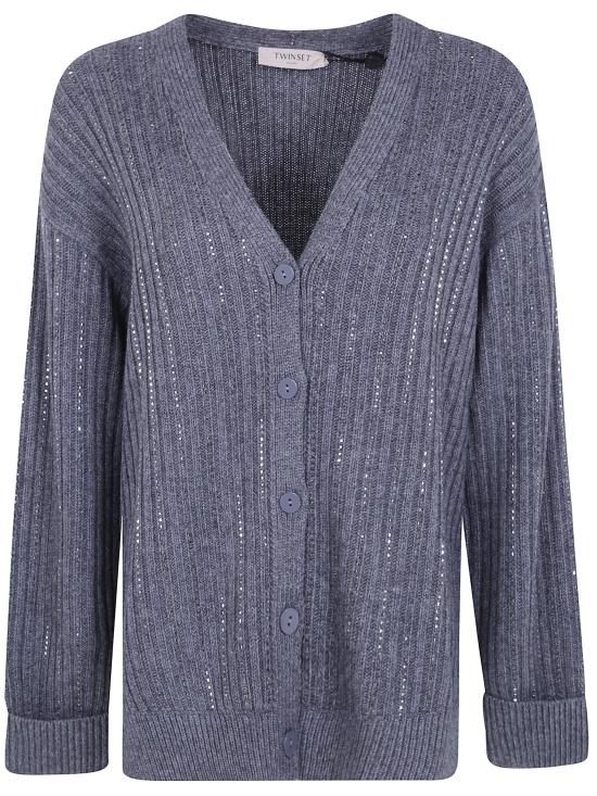26FW 트윈셋 가디건 262TT3153 12838 MEDIUM GREY MELANGE