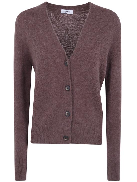 26FW 베이스 가디건 B8458 034 600 CHOCOLATE BROWN