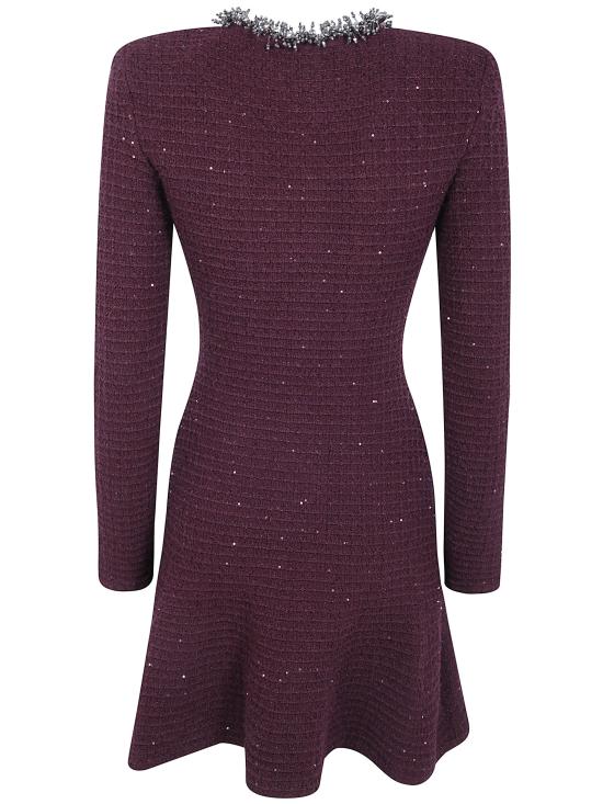26FW 셀프 포트레이트 숏 원피스 SC26 152S BURGUNDY - SELF PORTRAIT