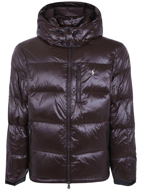 26FW 폴로 랄프로렌 고햄 글로시 다운 자켓 710 968 281 500 NUTMEG BROWN GLOSSY